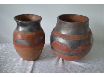 (#2) Clay Vases (2)