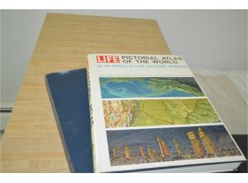 (#179) Table Top Book Life Pictorial Atlas Of The World