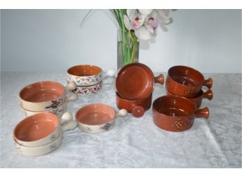 (#5) Moroccan Clay Soup Single Bowls 6'