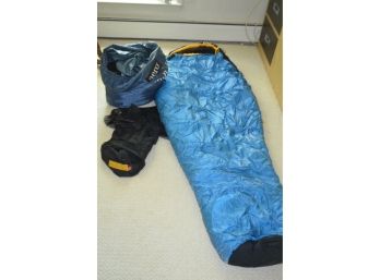 (#217) Camping Gear Sleeping Bag, Air Mattress With Pump--not Tested