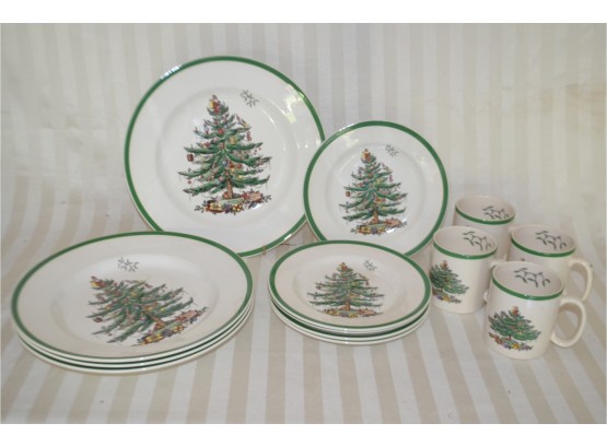 (#32) Spode Christmas Dish Set - See Details