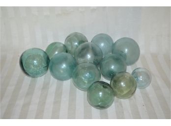 (#30) Vintage Handblown Glass Fishing Buoys From Japanese (some Stamped)