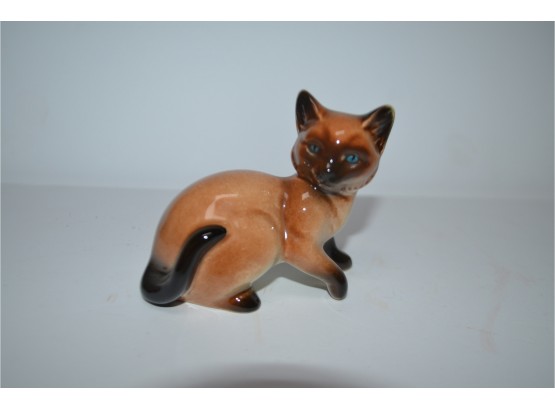 (#86) Goebel Porcelain Cat 3'H
