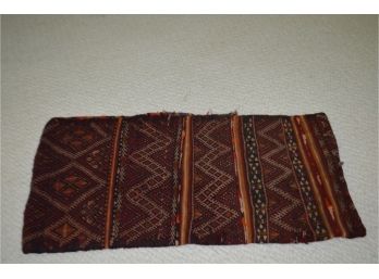 (#67) Moroccan 27.5x13.5 Handmade Wool Pillow Case Covers Reversible Patterns From Morocco