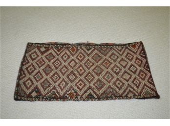 (#63) Moroccan 26x14 Handmade Wool Pillow Case Covers Reversible Patterns From Morocco