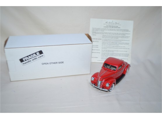 (#54) 1940 Ford Deluxe Coupe 1965 Danbury Mint Die Cast 1/24 Scale In Box