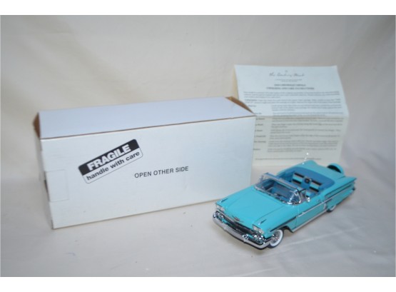 (#57) 1958 Chevrolet Impala Danbury Mint Die Cast 1/24 Scale In Box