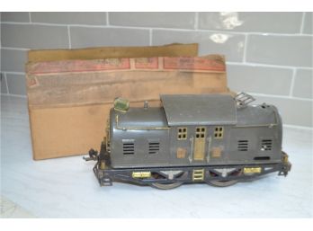 (#76) Box Lionel Prewar Train Standard Gauge No. 10E 'Super-Motor'