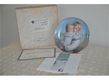 (#33) Bradford Exchange Precious Embrace By Brenda Burke 1989 Mother's Day Collection #13576B