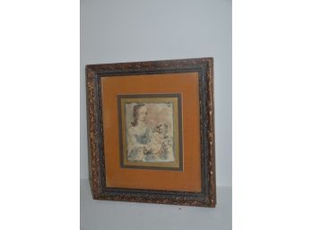 (#61) Framed Picture Mother And Baby From Hersh & Raymond Interiors
