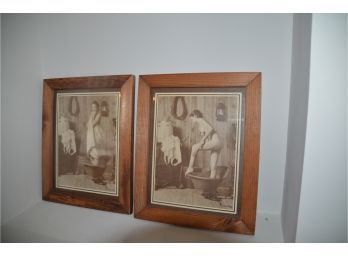 (#14) Vintage Framed Prints 13.75x16.75