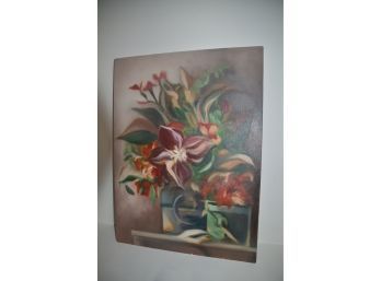 (#11) Unframed Painting Flower Bouquet 18x24