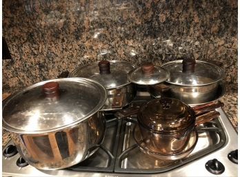 (#225) Midcentury Farberware Pot & Pans