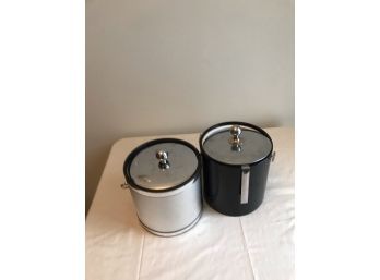 (28) Ice Buckets (2) - Silver Kaftware