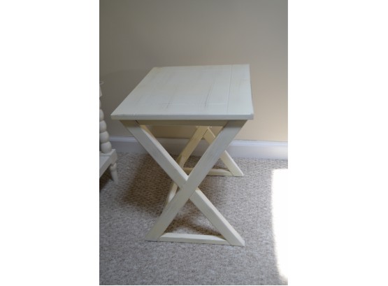 (#104) Off White Side Table