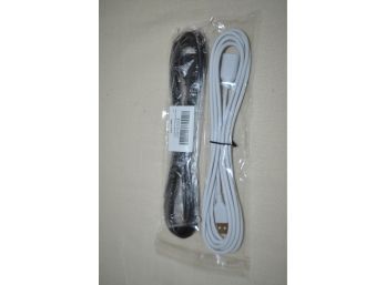 (#40) Black And White Internet Cables