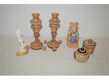 (#33) European Wooden Trinkets / Home Decor