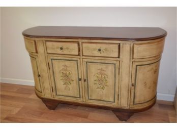 Hand Painted Credenza Buffet Server