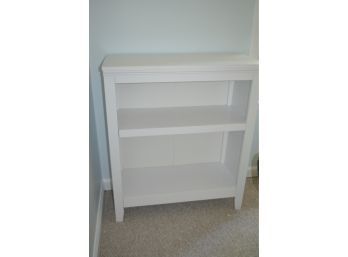 (#110) White Low Bookcase