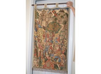 (#117) Mid Evil Theme Tapestry With Rod