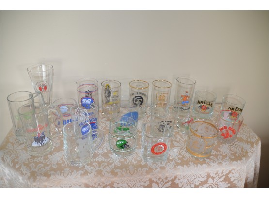 (#71) Assortment Of Beer Glasses
