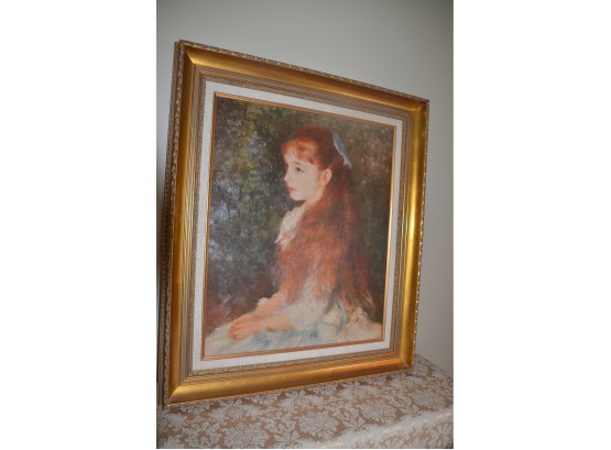 (#5) Ethan Allen Art Collection Pierre-Auguste Renoir Irene Made In Canada - Certificate Of Authenticity