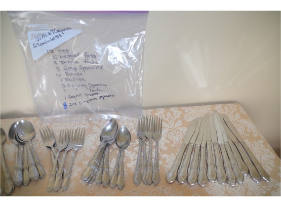 (#65) Flatware Set William Roger Stainless