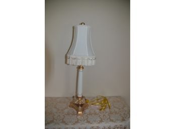 (#13) Lenox Quoizel Table Lamp And Shade 26'H With Shade