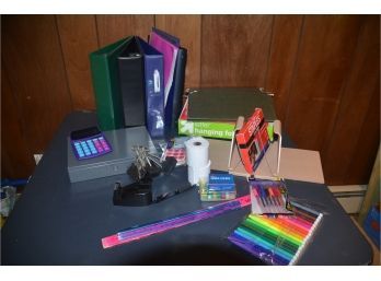 (#87) Assortment Of School/office Supplies