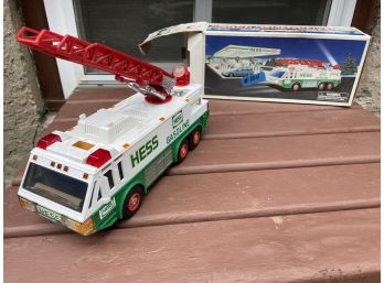 (#104) 1996 Hess Emergency Truck With Box
