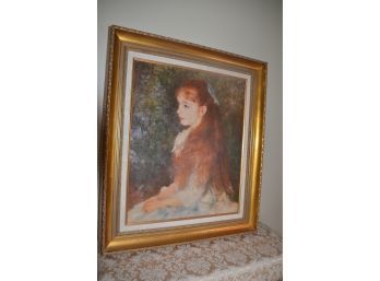 (#5) Ethan Allen Art Collection Pierre-Auguste Renoir Irene Made In Canada - Certificate Of Authenticity