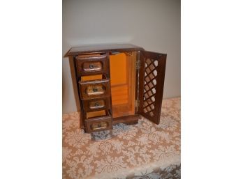 (#40) Wooden Jewelry Box