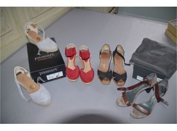 (#68) Casual Summer Shoes (4 Pairs) Size 6.5