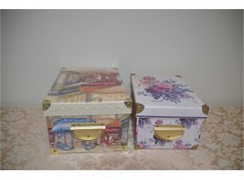 (#38) Storage Boxes With Lid (2)