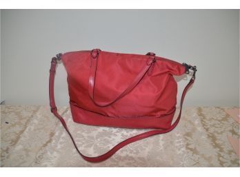 (#57) Coach Leather/nylon Handbag