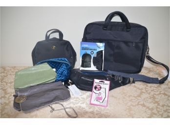 (#63) Travel Office Laptop Bag, Make-up Bag, New Foldable Travel Backpack