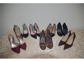 (#70) Dress Hi-healed Shoes (7 Pairs) Size 6.5 Hardly Worn (joan & David, Lauren, Anne Klein, Bandalino)