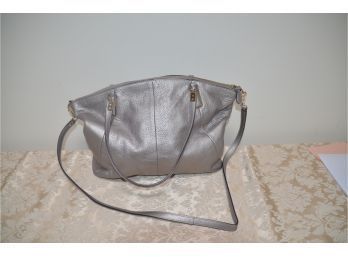 (#61) Coach Leather Handbag Bronze