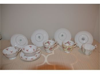 (#50) Tea Cups Sets (5) Fine Bone China (Royal Grafton, Aynsley, Royal Tara)