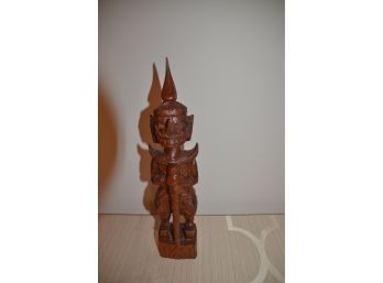 (#32) Wood Hand Carved 13' Statue