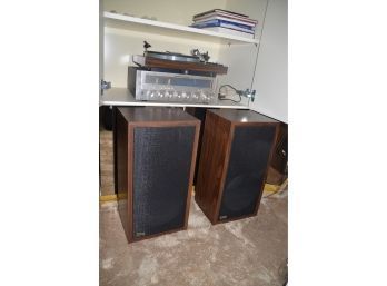 (#59) Vintage Marantz Stereo Model 1530, Turn Table And EPI Speakers S#77684 Works