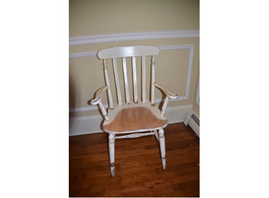 (#7) Solid Oak Arm Chairs