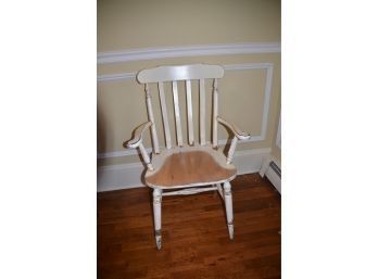 (#4) Solid Oak Arm Chairs