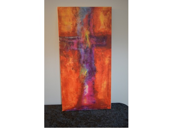Giclee Art Work 'Cross' By Randy Jacobs #69/250  15'x 30'