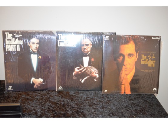 3 Lazer Disc Godfather Albums ..Like New