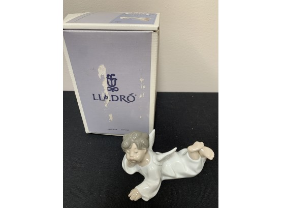 Llardo In Box Angel Lying Down 5 1/2” W