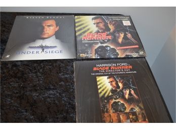 4 Lazer Disc Movie Albums