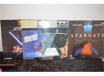 4 Lazer Disc Star Wars Albums...Like New