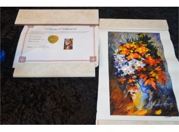 Giclee/Print 'Summer Flowers' By Leonard Afremov With Certificate