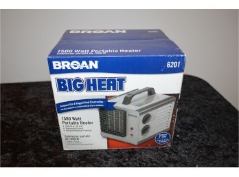 NEW Portable Broan Heater 1500 Watt